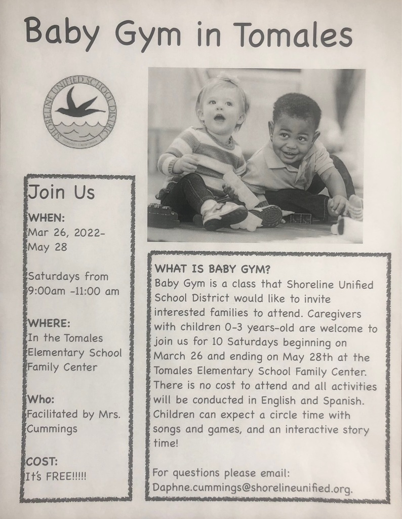 Baby Gym Flyer in English