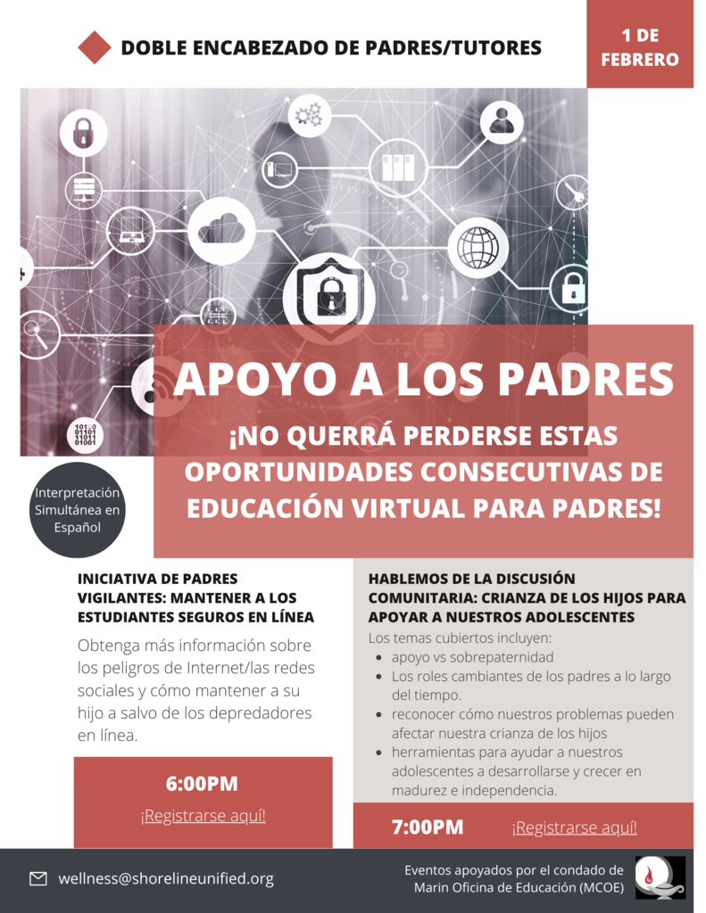 Parenting Support Opportunities Flyer in Spanish