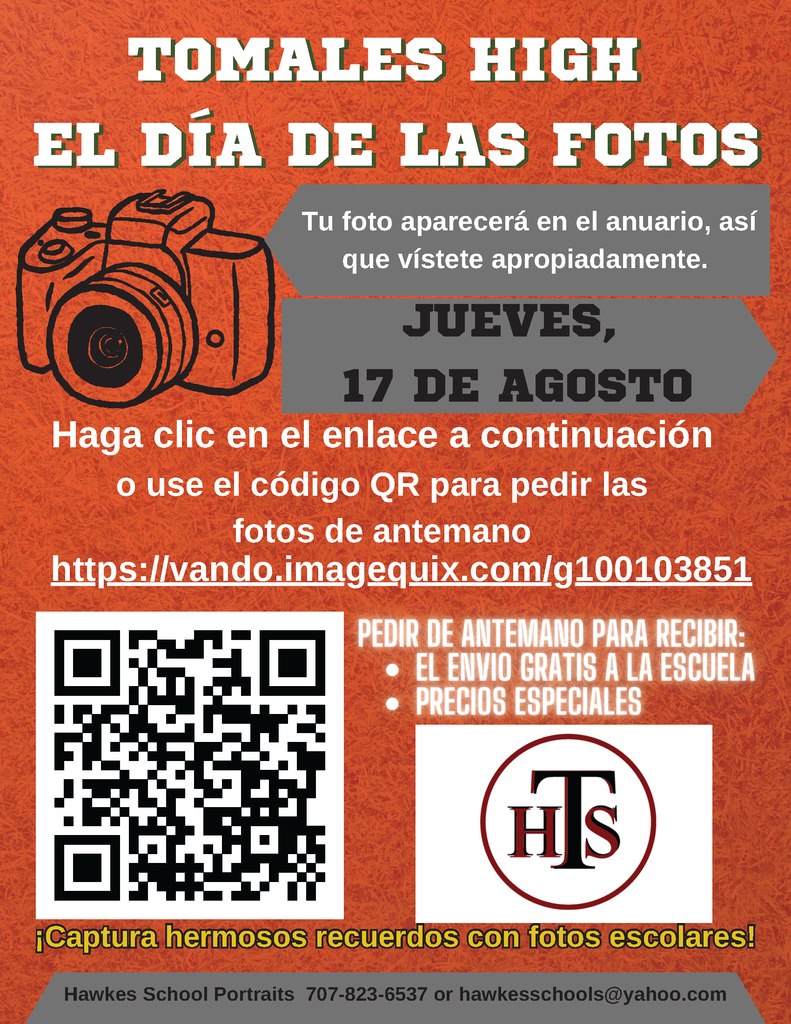 Picture Day Flyer Spanish